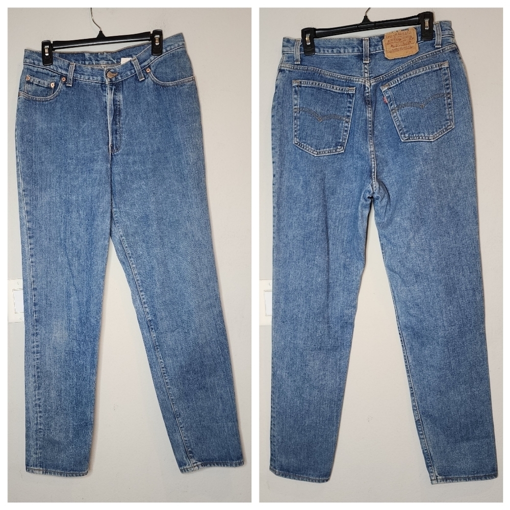 Vintage 90s Levi's Button Fly Highrise Mom Jean Size 15 (Modern 10-ish)